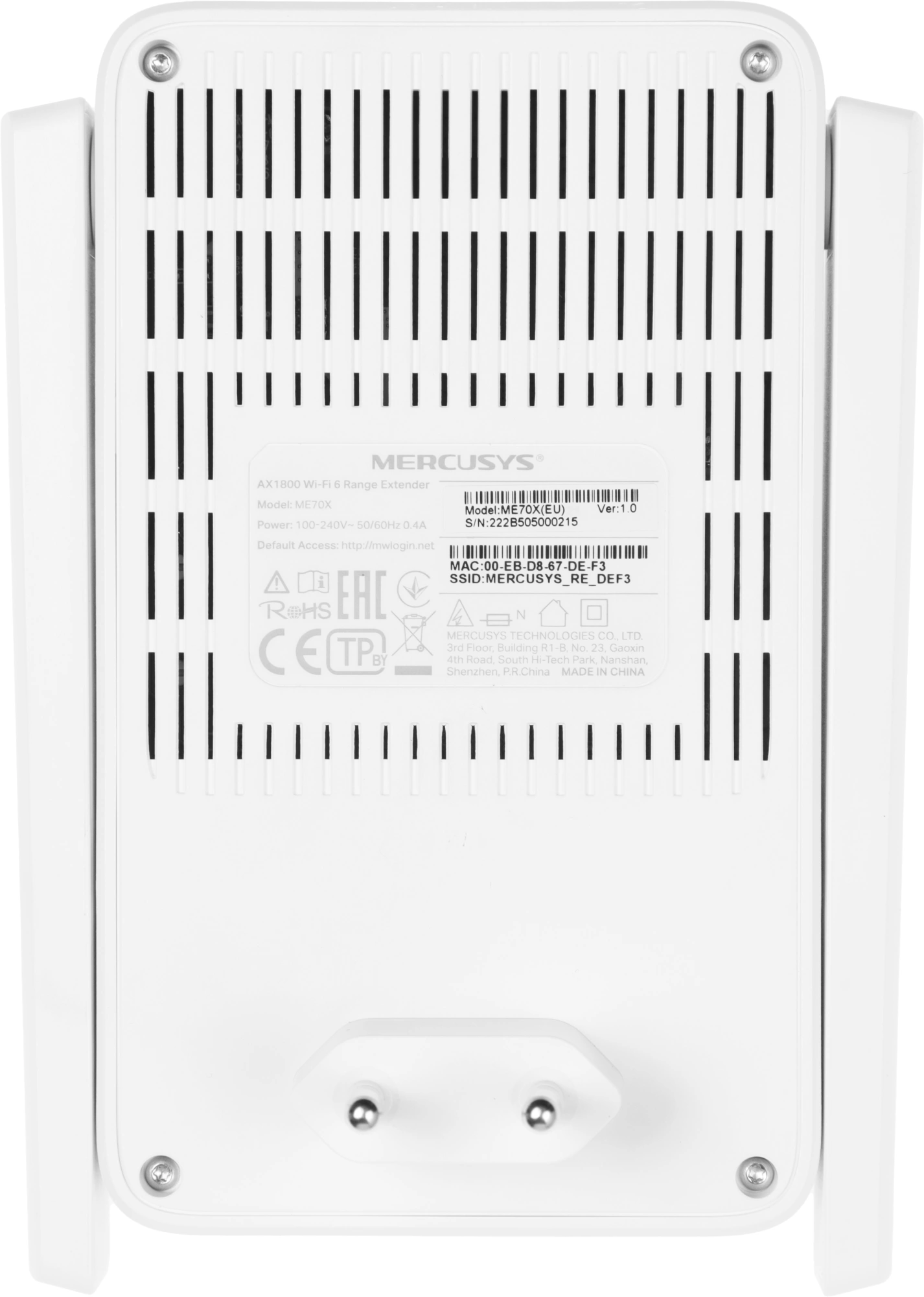 Mercusys ME70X AX1800 Усилитель Wi-Fi сигнала