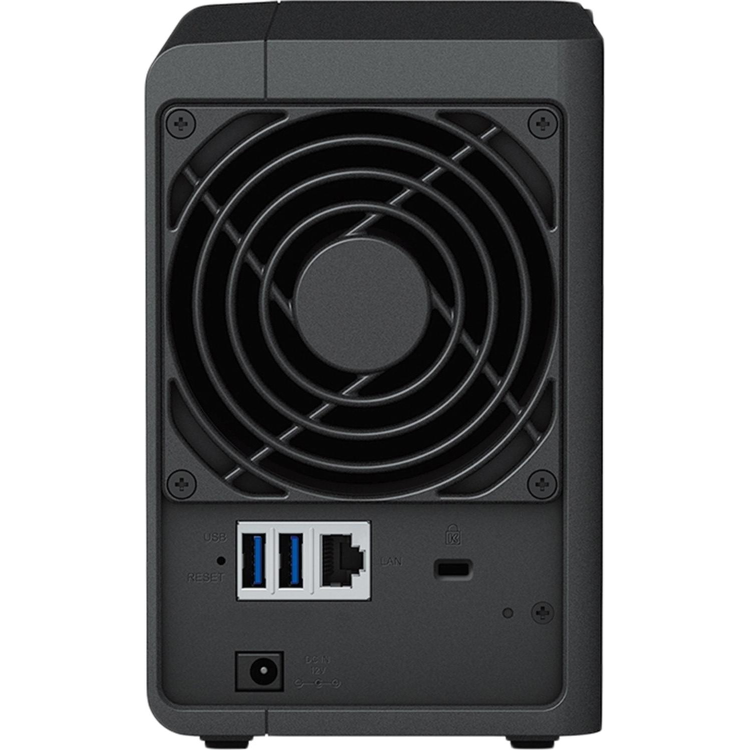 Synology DS223 Сетевое хранилище NAS, слоты 2x2.5"/3.5" SATA3, 1x1 Гбит/с, 3xUSB 3.X, Realtek RTD1619B/4x1.7 ГГц, DDR4 2Gb, 60W
