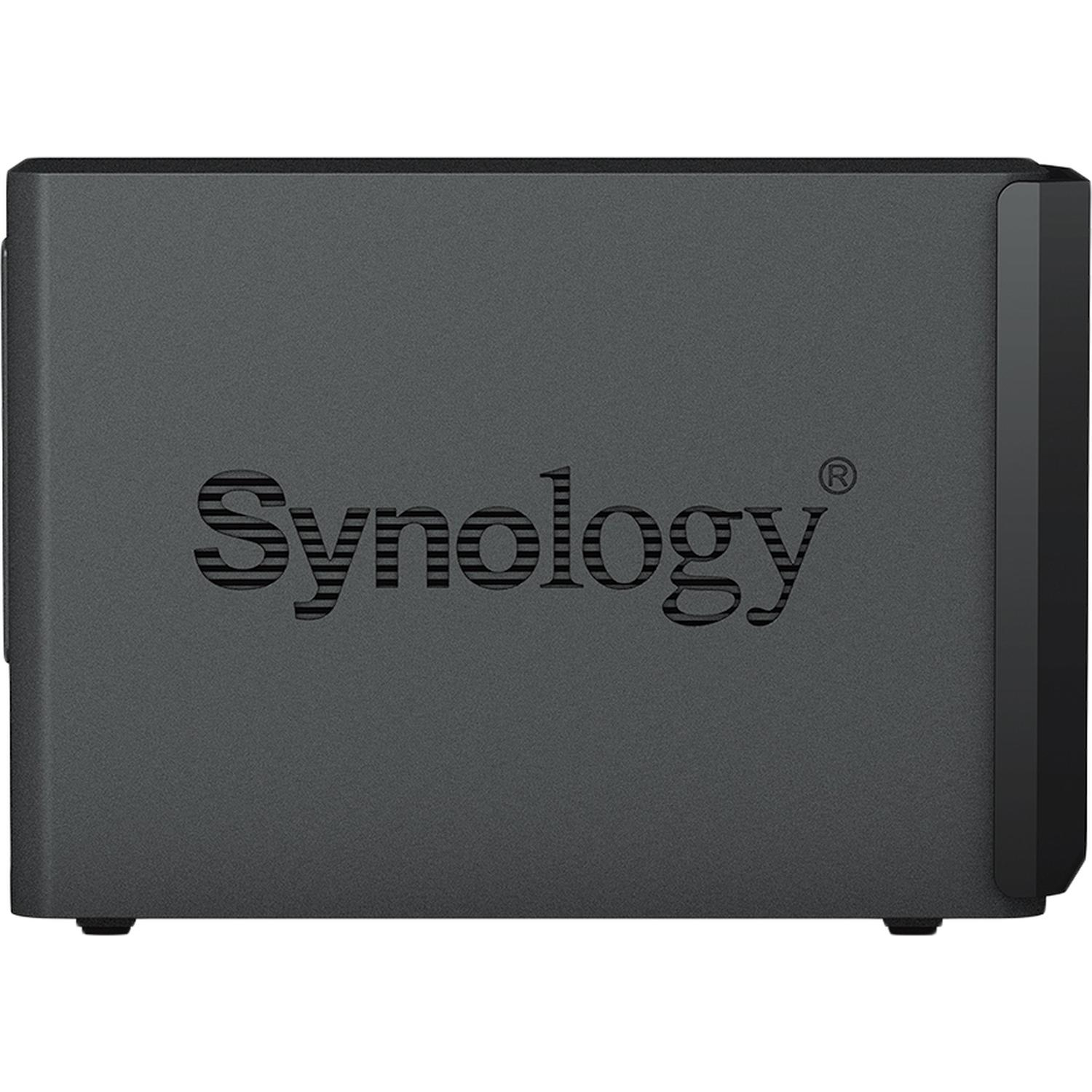Synology DS223 Сетевое хранилище NAS, слоты 2x2.5"/3.5" SATA3, 1x1 Гбит/с, 3xUSB 3.X, Realtek RTD1619B/4x1.7 ГГц, DDR4 2Gb, 60W