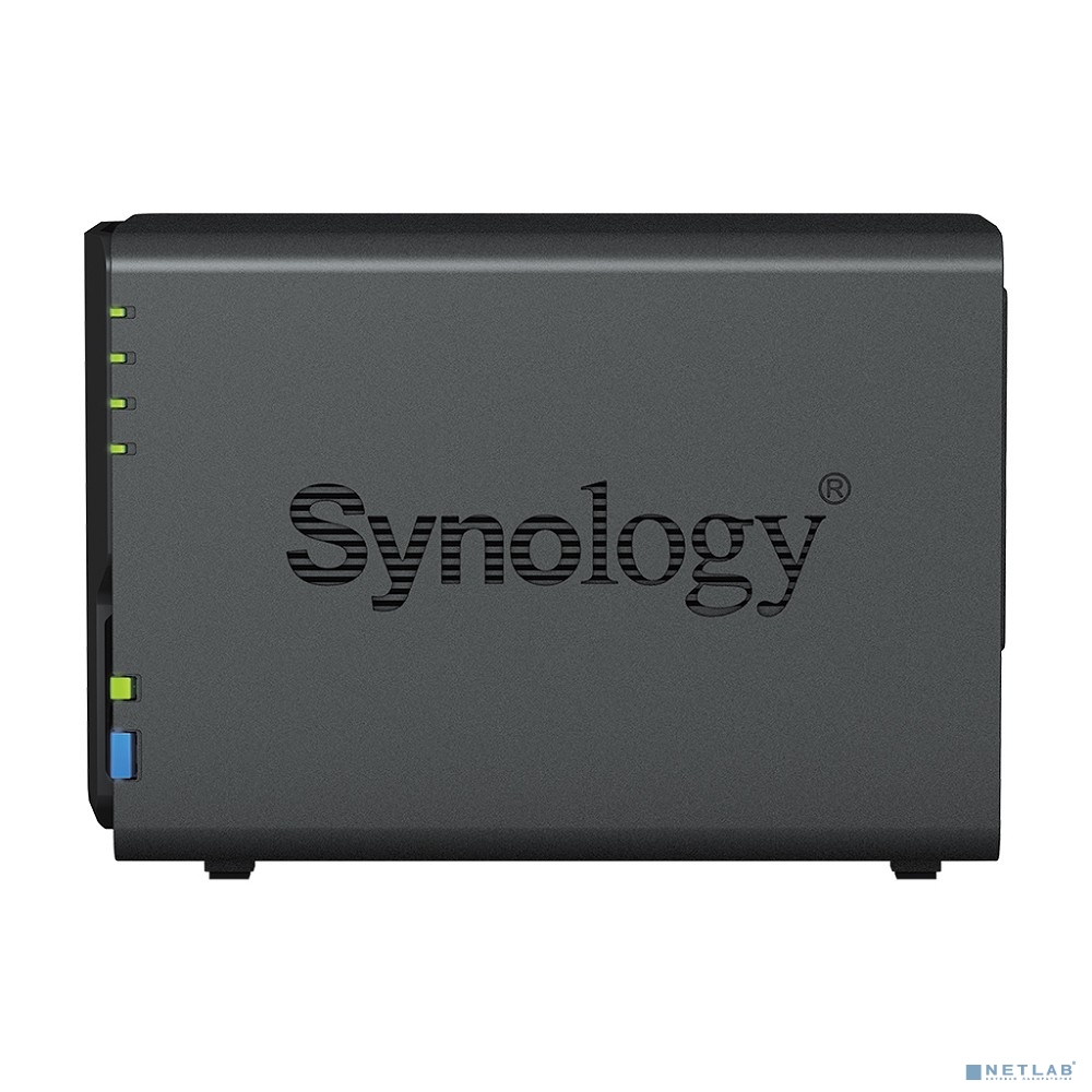 Synology DS223 Сетевое хранилище NAS, слоты 2x2.5"/3.5" SATA3, 1x1 Гбит/с, 3xUSB 3.X, Realtek RTD1619B/4x1.7 ГГц, DDR4 2Gb, 60W