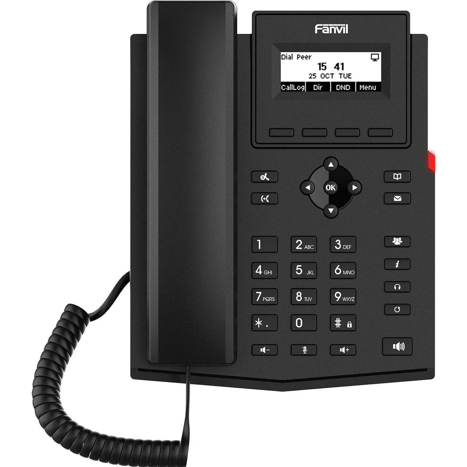 Fanvil X301P c б/п черный SIP телефон