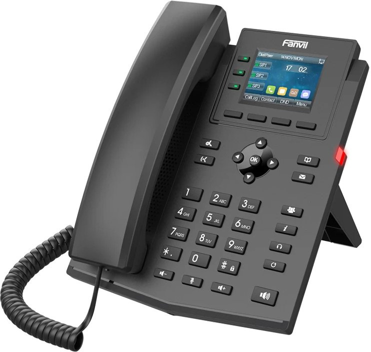 Fanvil X303P  c б/п черный SIP телефон