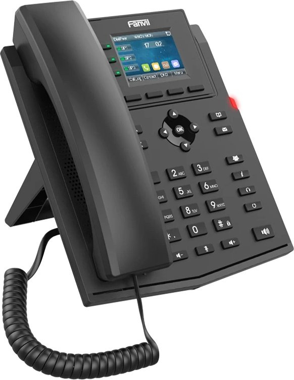 Fanvil X303P  c б/п черный SIP телефон