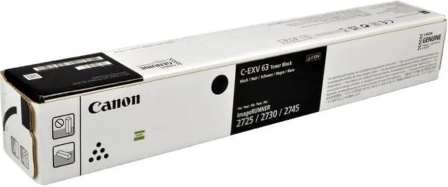 Canon Тонер/ TONER C-EXV 63 BLACK Черный