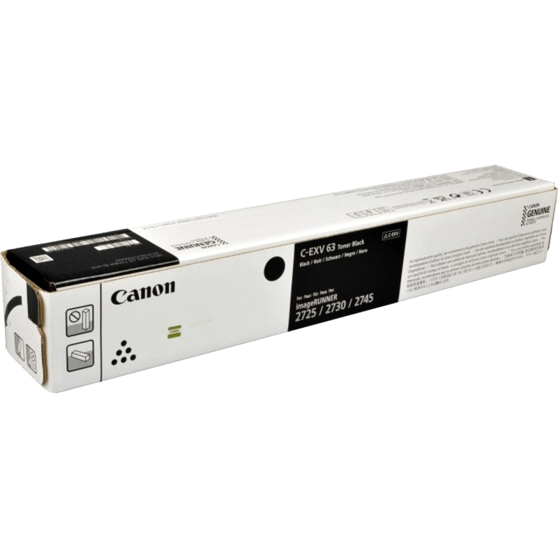 Canon Тонер/ TONER C-EXV 63 BLACK Черный