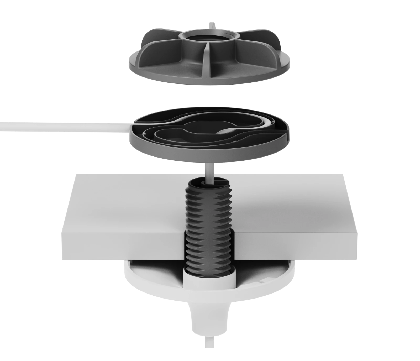 Потолочное крепление для микрофона LOGITECH Mic Pod Pendant Mount/ LOGITECH Mic Pod Pendant Mount - OFF-WHITE