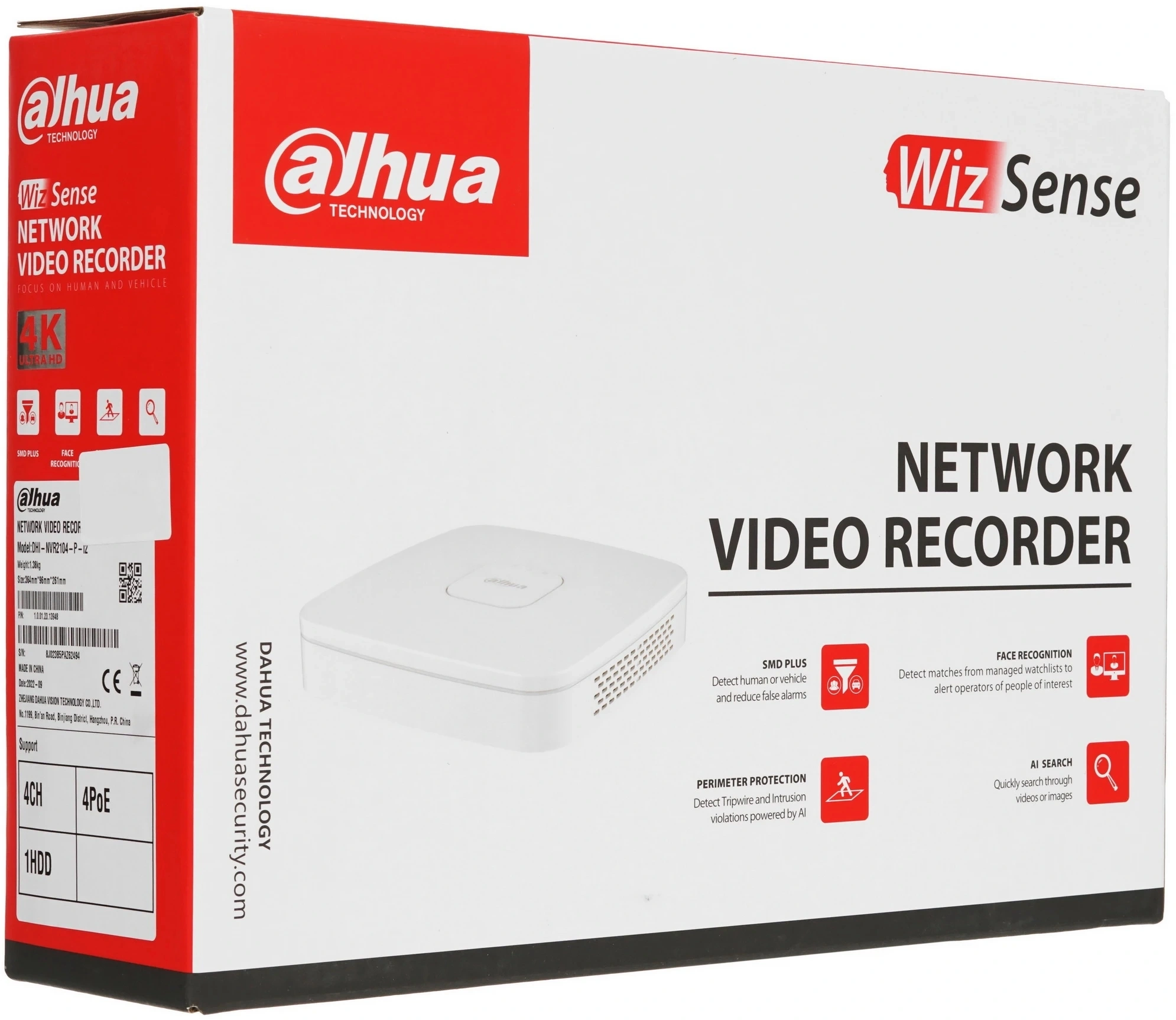 DAHUA DHI-NVR2104-P-I2 DAHUA DHI-NVR2104-P-I2