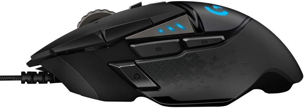 910-005474/910-005471/910-005469 Logitech Игровая мышь G502 HERO High Performance Gaming Mouse, чёрный