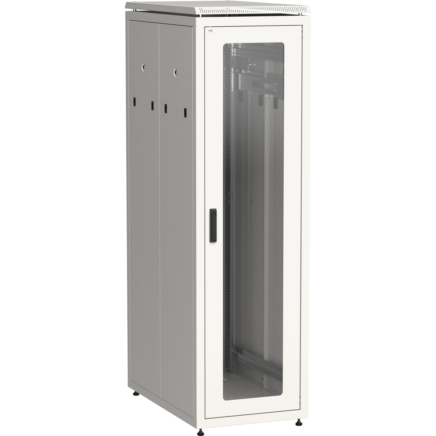 ITK LN35-42U61-G Шкаф сетевой 19" LINEA N 42U 600х1000 мм стеклянная передняя дверь серый