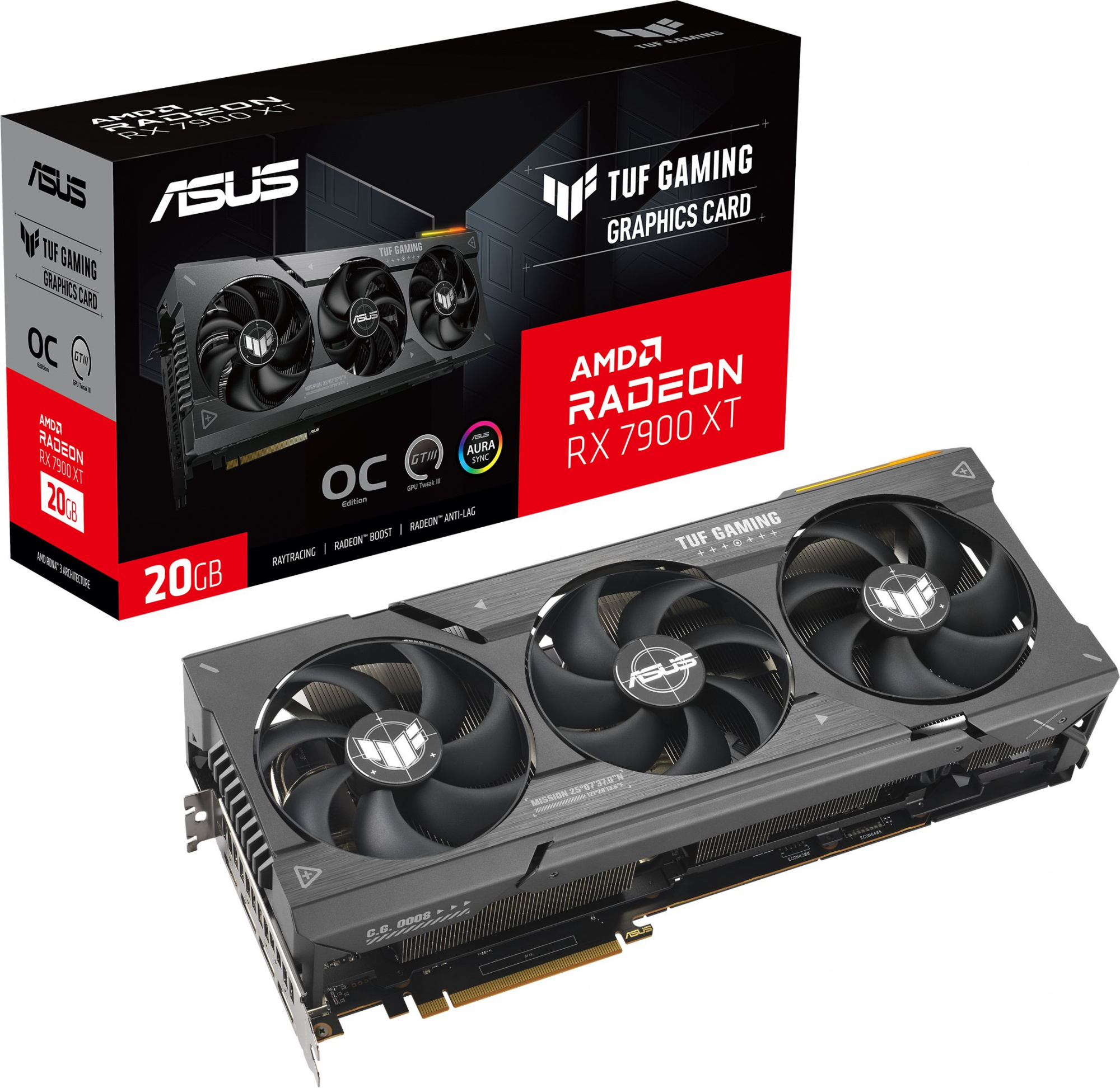 Видеокарта ASUS TUF-RX7900XT-O20G-GAMING