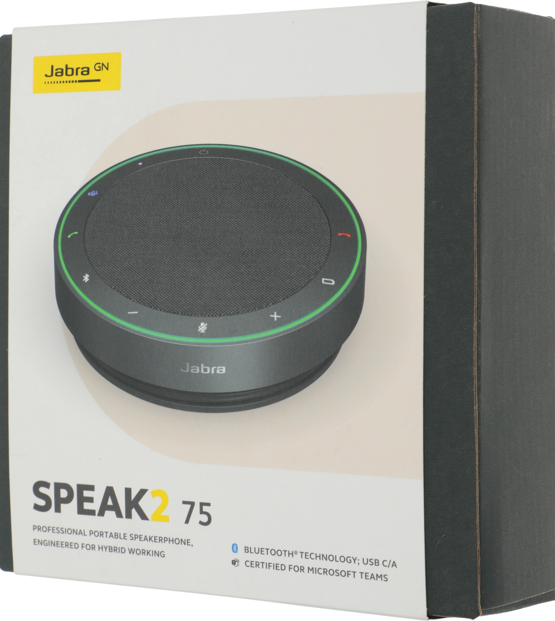 Спикерфон, Jabra, 2775-109, Jabra Speak2 75, MS Teams, Беспроводная, USB А/С, Bluetooth 5.2, Цифровой MEMS, 4700 мАч, bluetooth адаптер Link 380a отсутствует