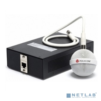 Polycom 2200-23810-002 SoundStructure C8 Ceiling Microphone Array - White "Extension" Kit:  Includes 2ft/60cm drop cable, electronics interface, 25ft/7.6m plenum cable. For use with Ceiling Microphone