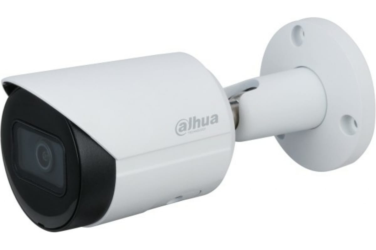 DAHUA DH-IPC-HFW2230SP-S-0360B-S2 Уличная цилиндрическая IP-видеокамера 2Мп, 1/2.8” CMOS, объектив 3.6мм, видеоаналитика, ИК 30м, IP67, металл