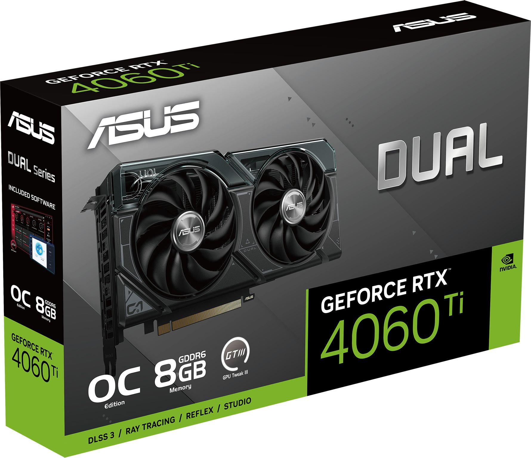 Видеокарта  DUAL-RTX4060TI-O8G