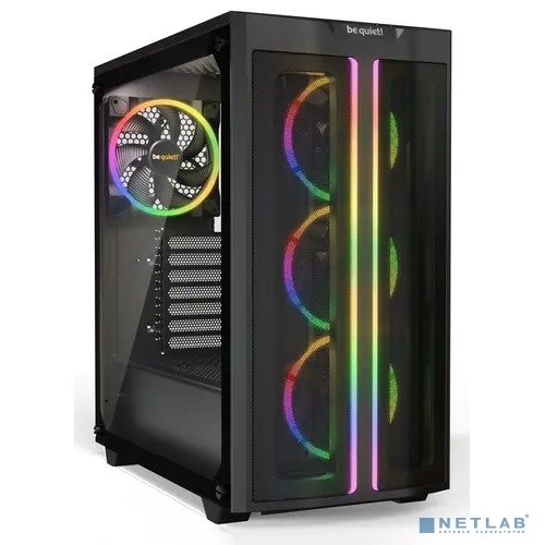 be quiet! Pure Base 500 FX Black / ATX, TG, USB-C / 3x120mm + 1x140mm ARGB fans inc. / BGW43