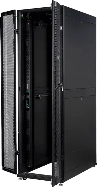 Шкаф серверный Systeme Electriс (UR3150) напольный 42U 750x1070мм пер.дв.перфор. 4 бок.пан. 1800кг черный Шкаф серверный Systeme Electriс (UR3150) напольный 42U 750x1070мм пер.дв.перфор. 4 бок.пан. 1800кг черный