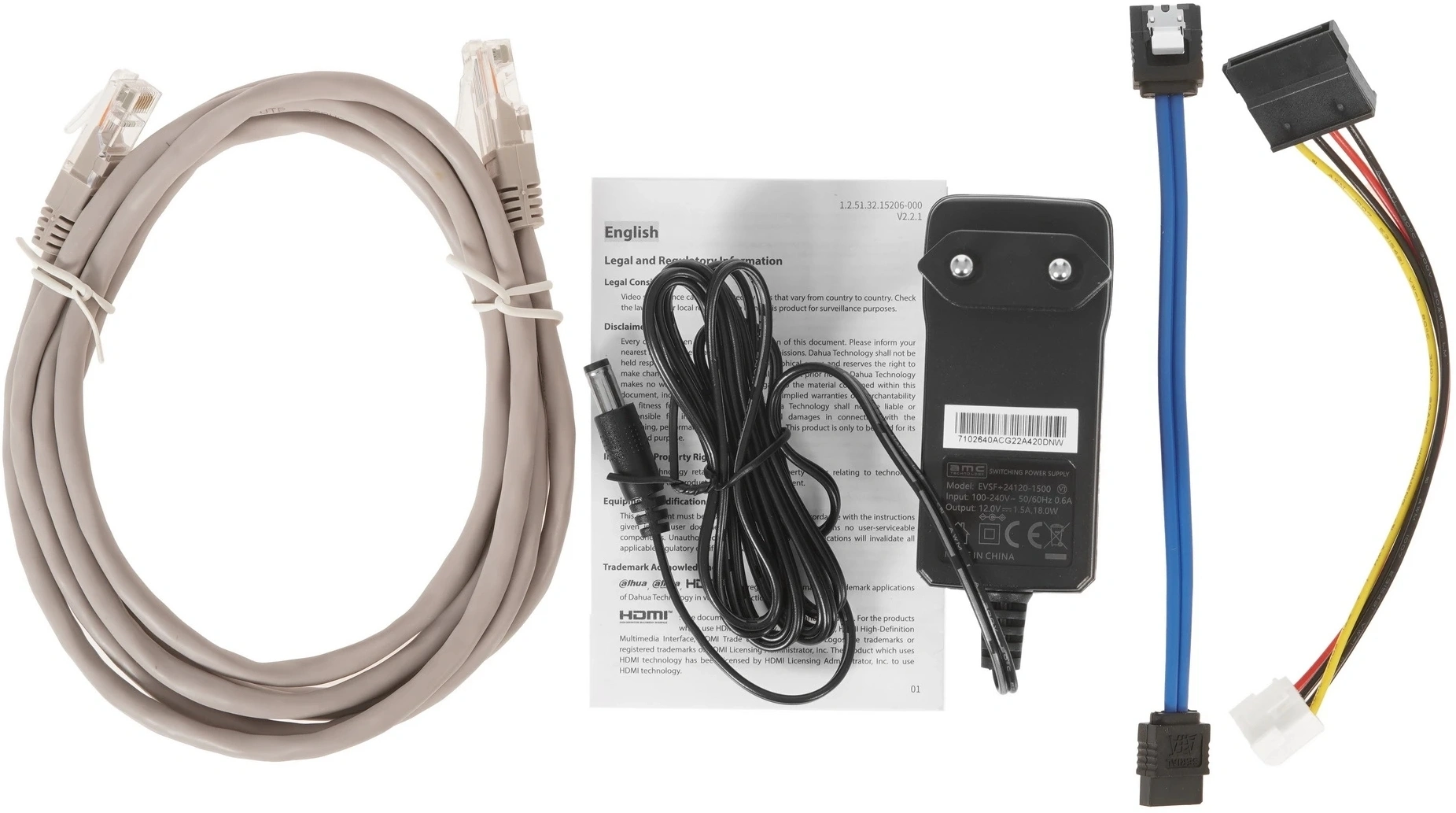 DAHUA DHI-NVR1104HS-S3/H 4-канальный IP-видеорегистратор 4K и H.265+, входящий поток до 80Мбит/с, 1 SATA III до 8Тбайт