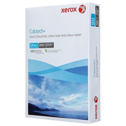 Бумага XEROX Colotech Plus Blue, 120г, A4, 500 листов (кратно 4 шт)