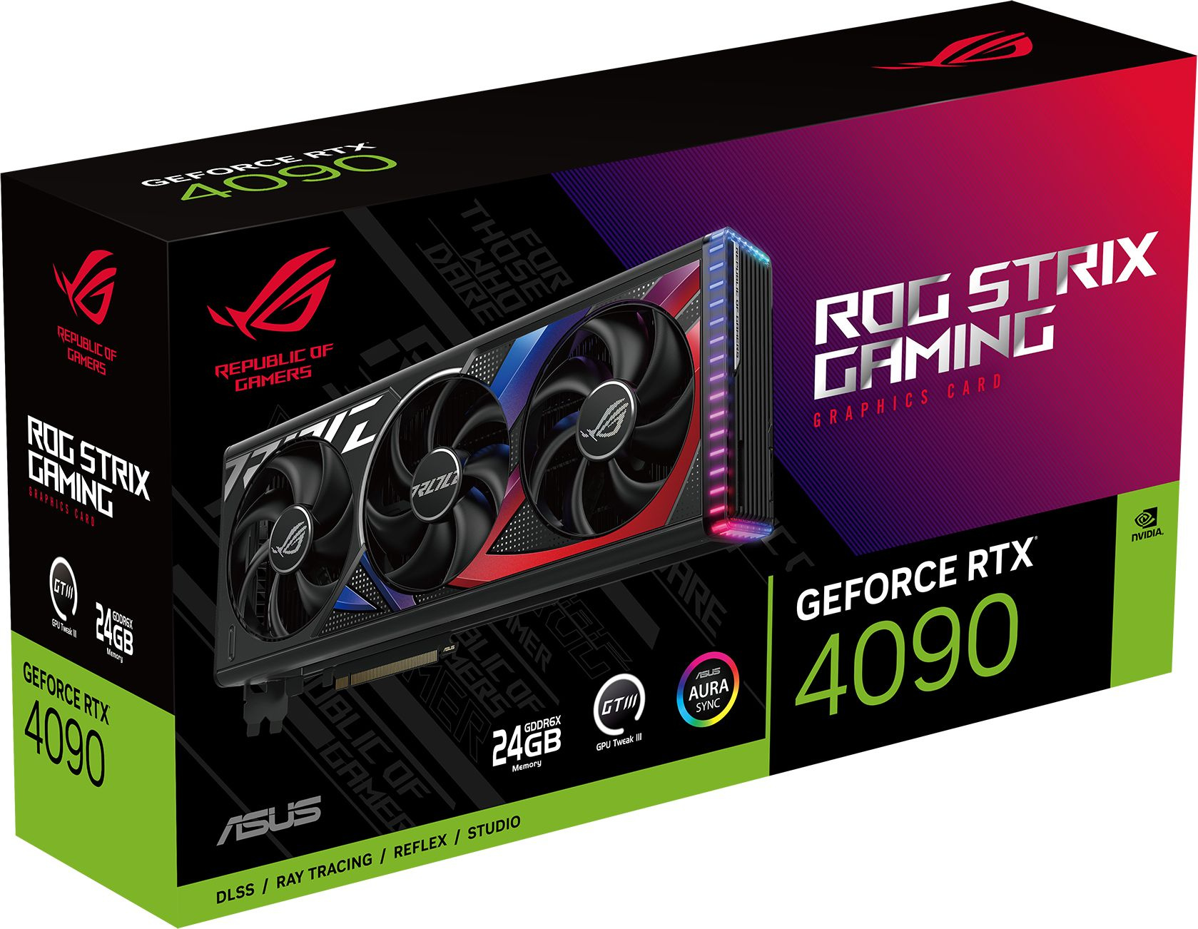 Видеокарта  ROG-STRIX-RTX4090-24G-GAMING