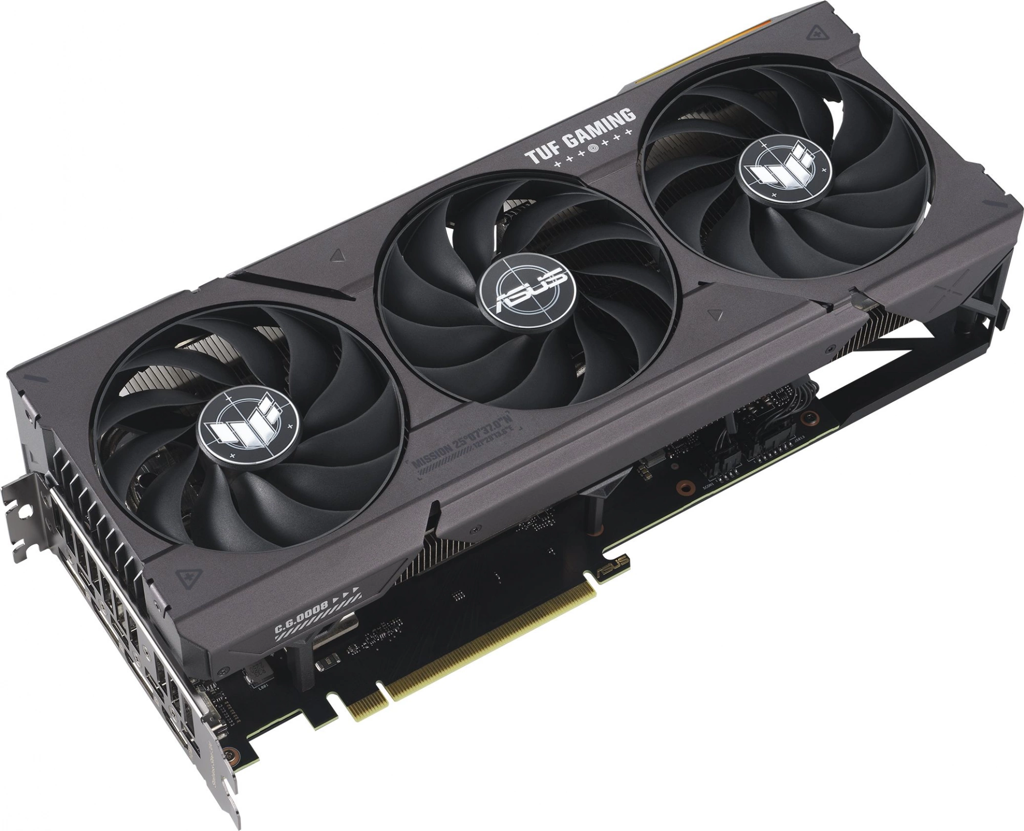 Видеокарта Asus PCI-E 4.0 TUF-RTX4060TI-O8G-GAMING NVIDIA GeForce RTX 4060TI 8192Mb 128 GDDR6 2520/18000 HDMIx1 DPx3 HDCP Ret