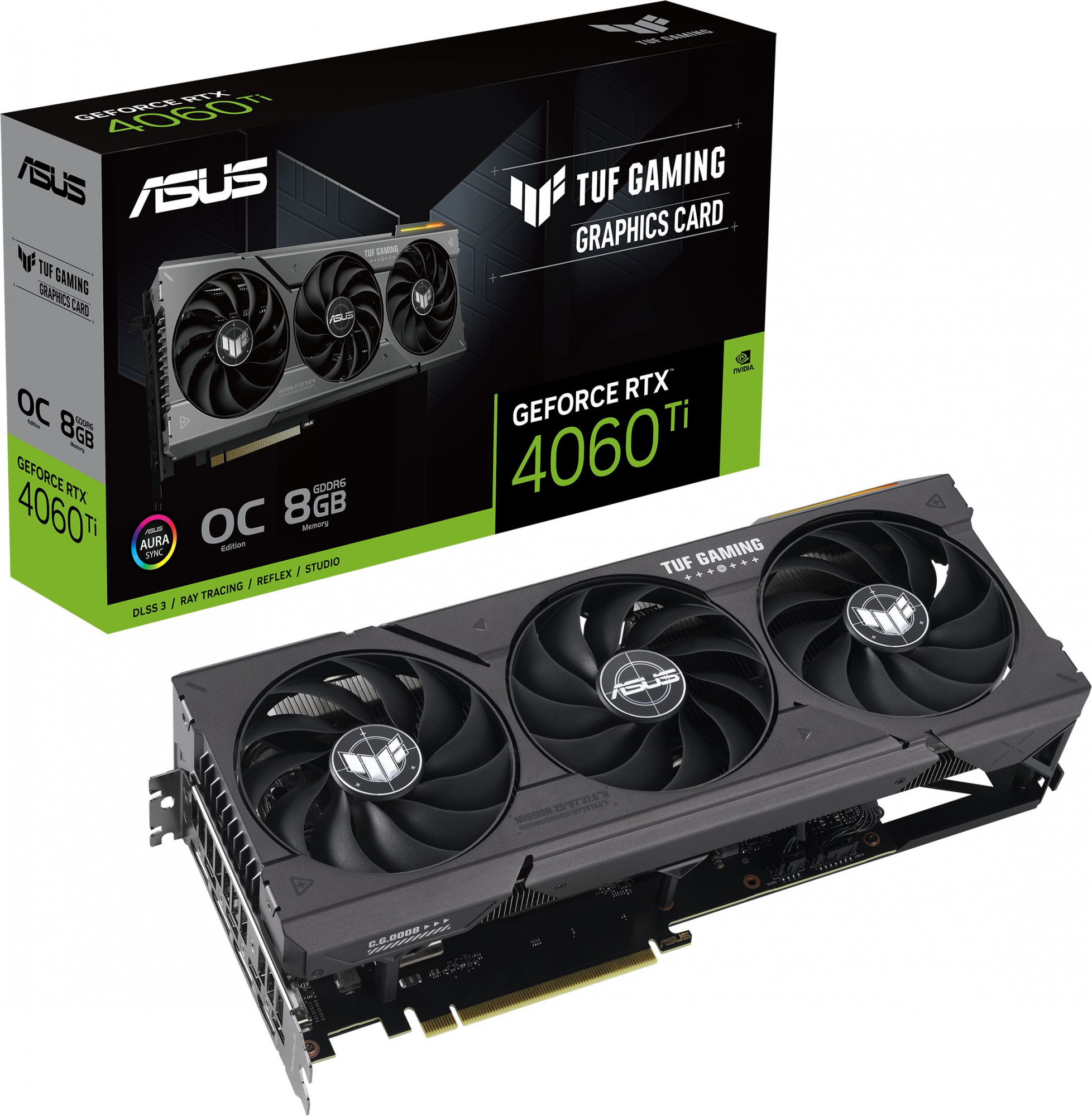 Видеокарта  TUF-RTX4060TI-O8G-GAMING