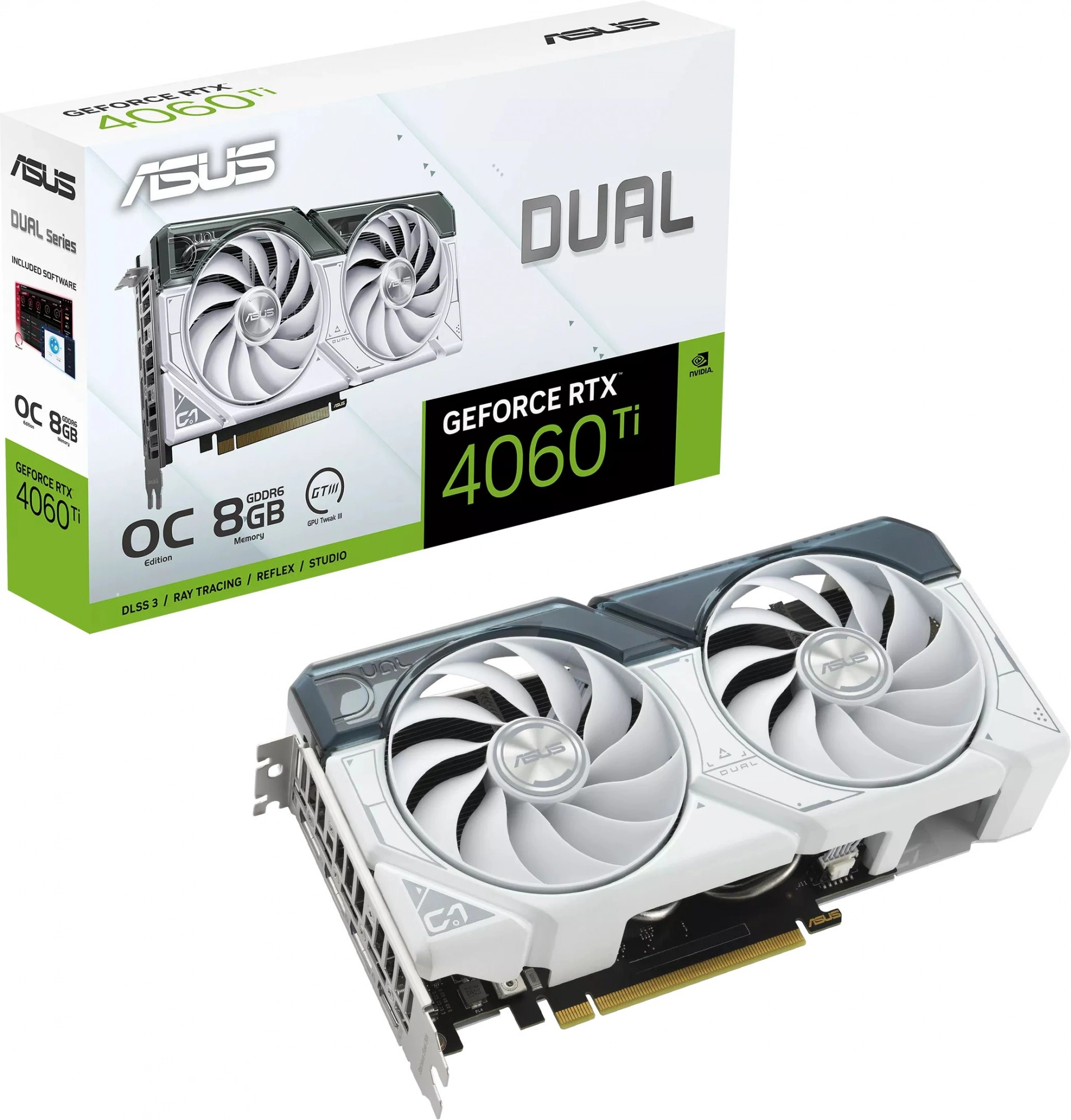 ASUS DUAL-RTX4060TI-O8G-WHITE