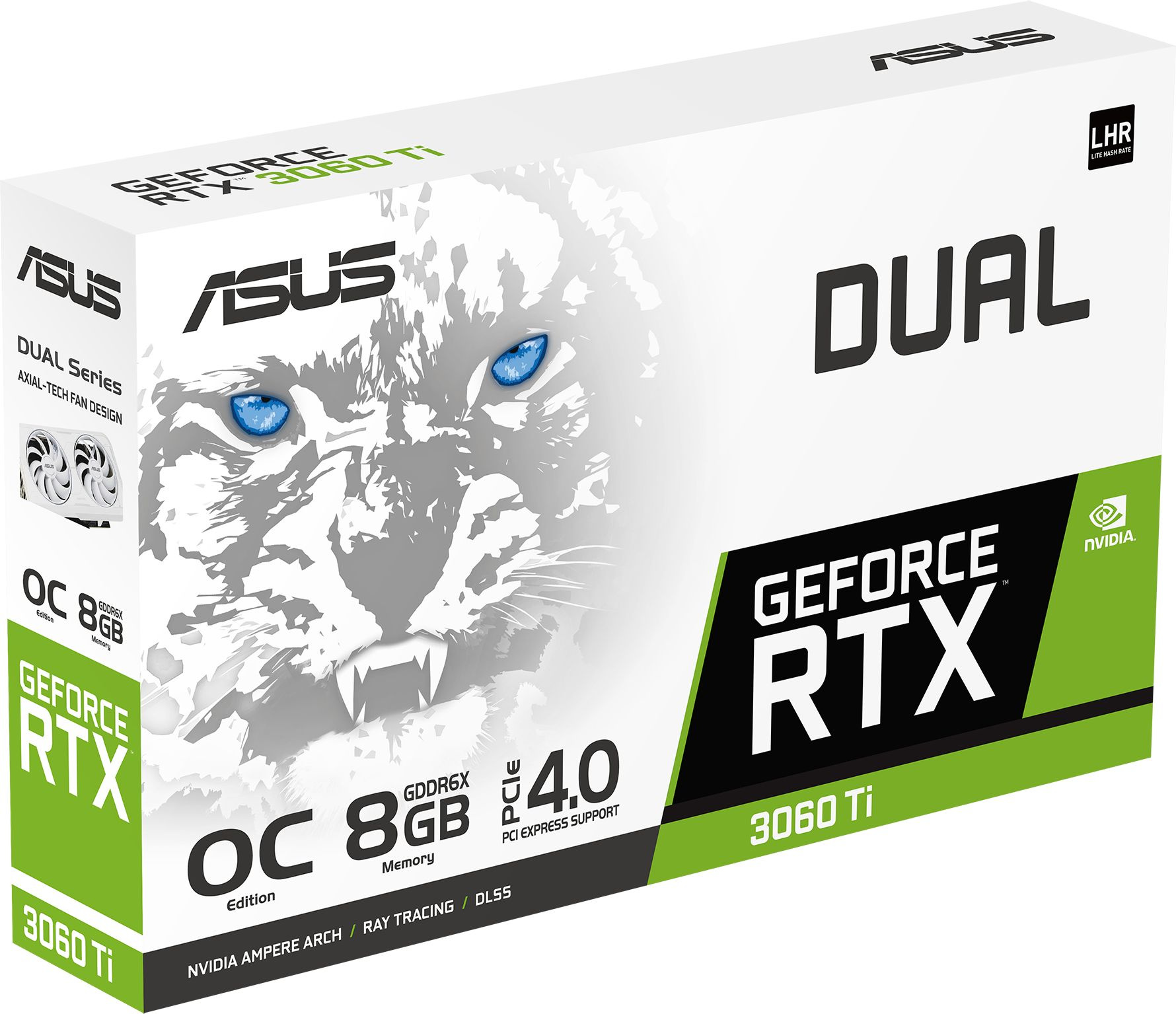 Видеокарта  DUAL-RTX3060TI-O8GD6X-WHITE