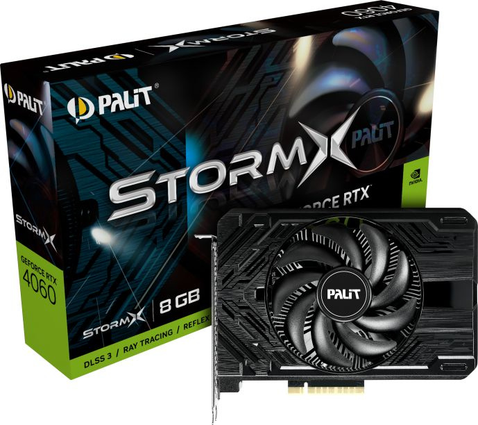 Видеокарта PCIE16 RTX4060 8GB PA-RTX4060 STORMX 8GB PALIT [NE64060019P1-1070F]