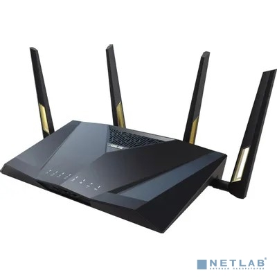 Роутер беспроводной Asus RT-AX88U PRO AX6000 10/100/1000/2500BASE-TX/4G ready черный