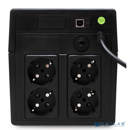 ИБП Powerman Smart Sine 1000, LCD, лин-интеракт, 1000ВА/700Вт,  4 EURO, USB {арт.1392640}