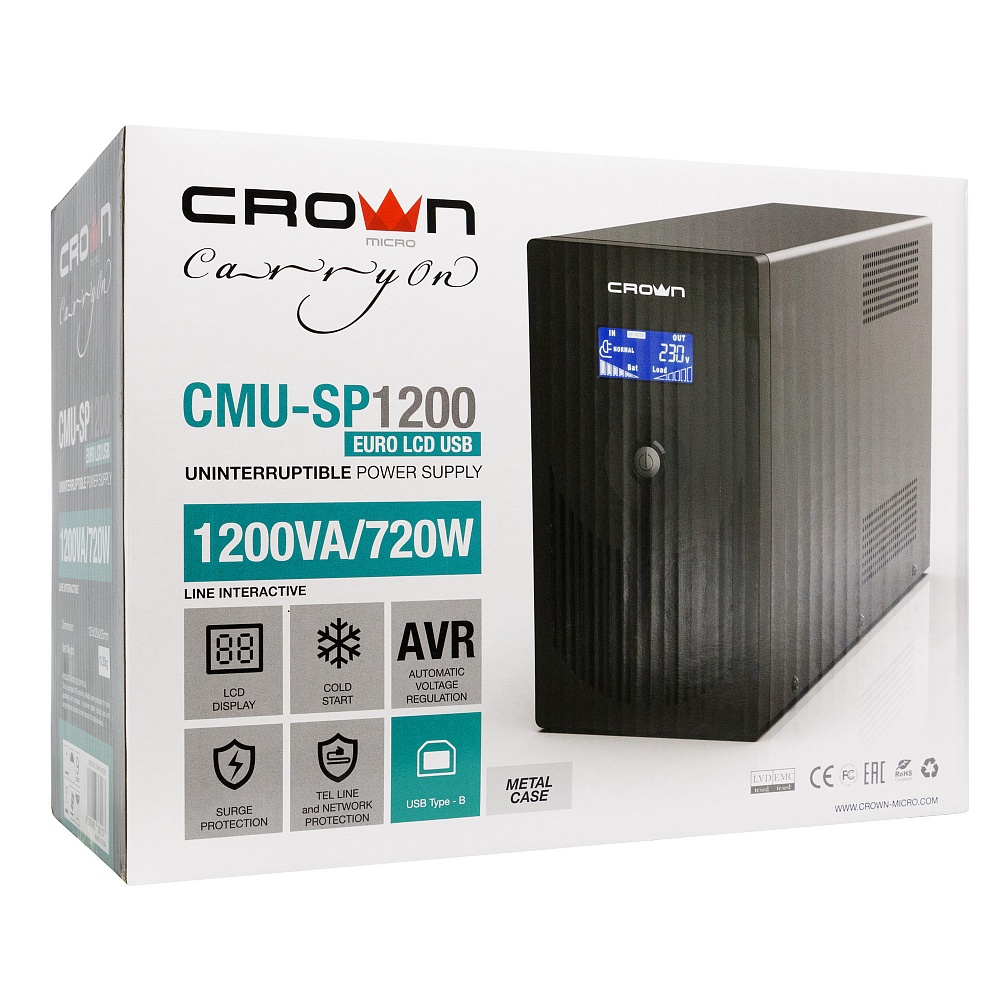 Crown CMU-SP1200EURO LCD USB