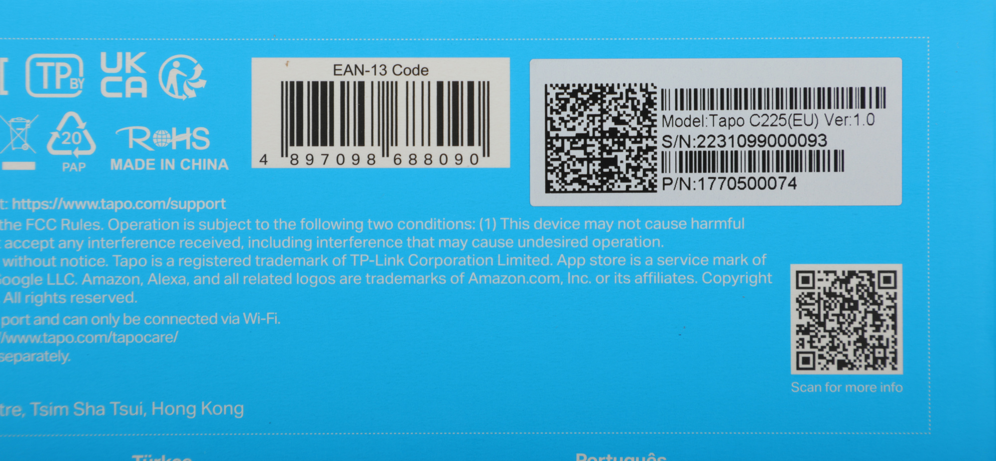 TP-Link Tapo C225 Умная домашняя поворотная камера