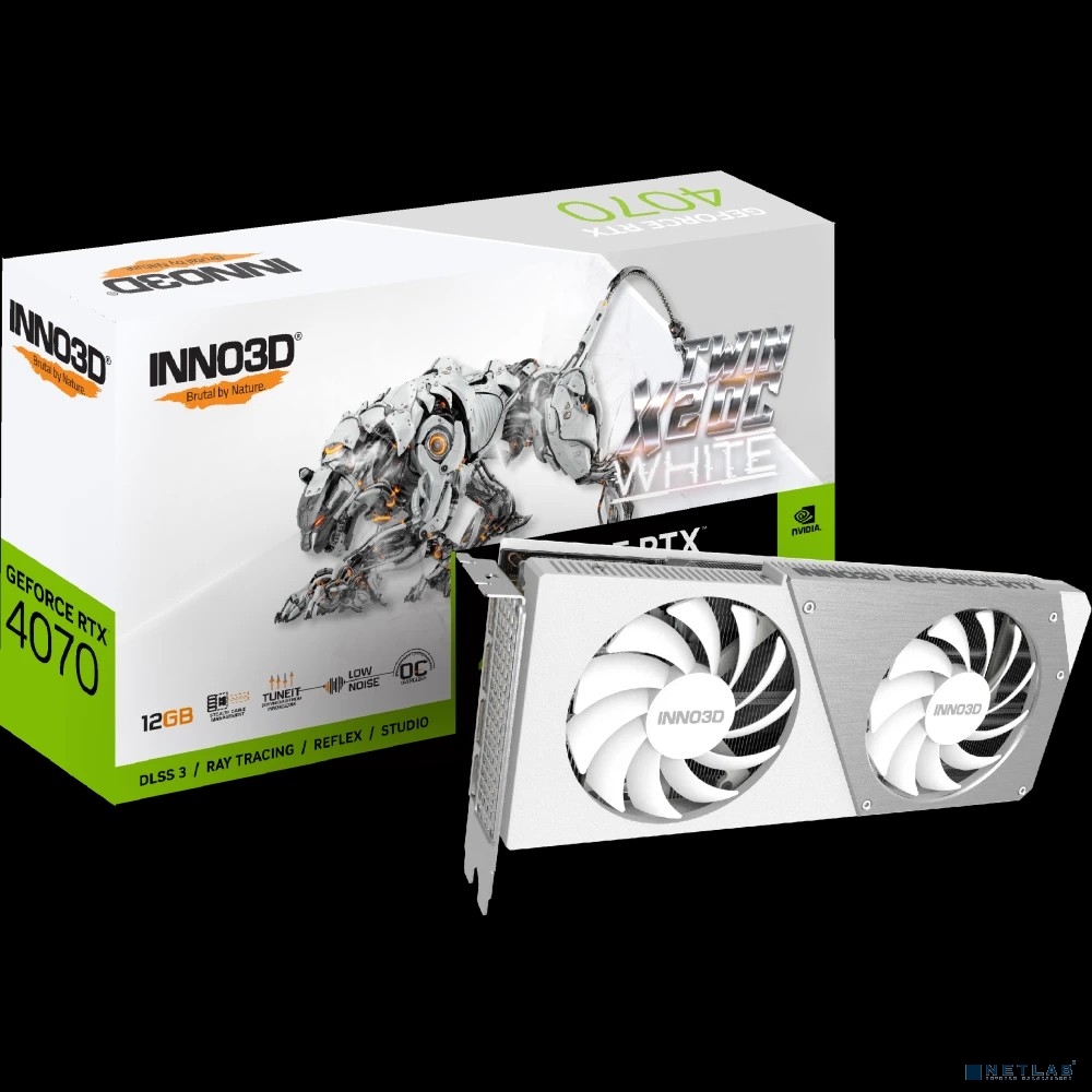 INNO3D GeForce RTX 4070 TWIN X2 OC WHITE [N40702-126XX-183052V]