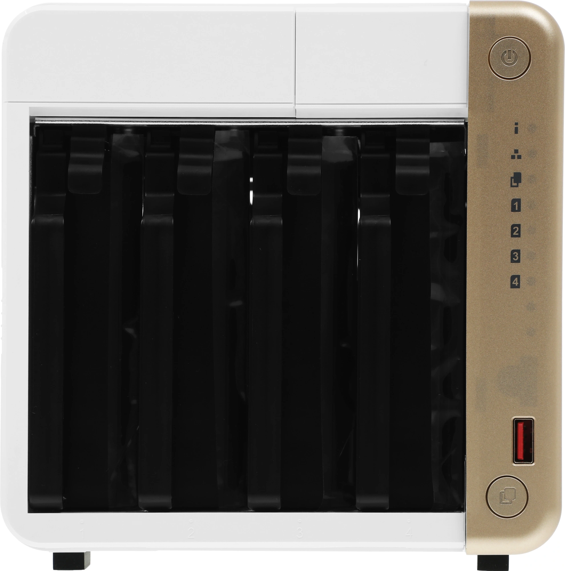 Сетевое хранилище без дисков/ channel QNAP TS-462-4G NAS 4 HDD trays, 2 x M.2 NVMe PCIe Gen 3 x1, 2-core Intel Celeron N4505 2.9 GHz, 4 GB RAM (1 x 2GB + RAM-2GDR4T0-SO-2400) up to 16 GB (2 x 8GB), 1x