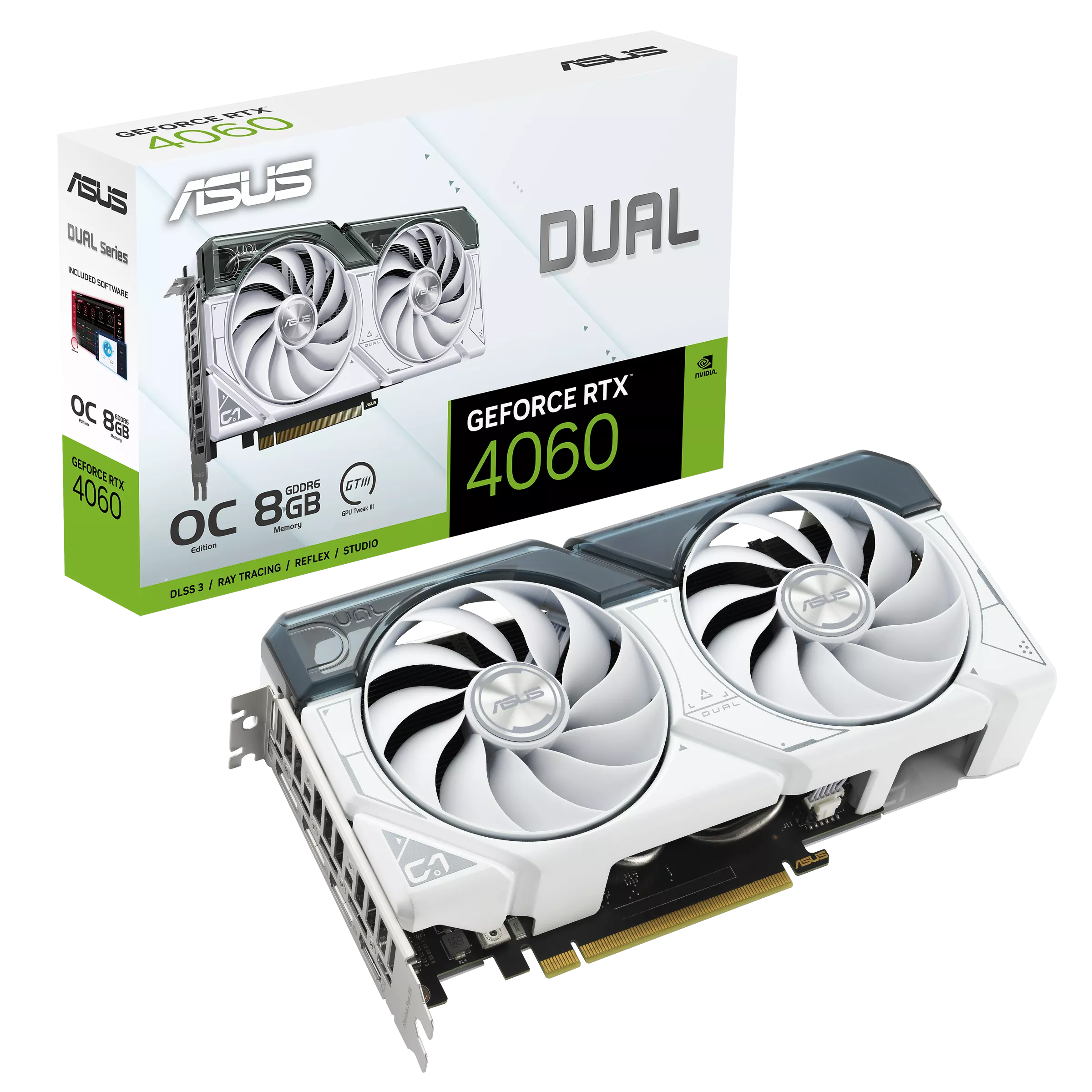 DUAL-RTX4060-O8G-WHITE (90YV0JC2-M0NA00)