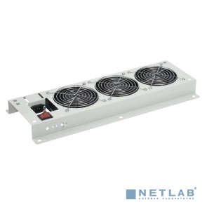 ITK FM35-31M Вентиляторная панель с выключателем 3 модуля серая