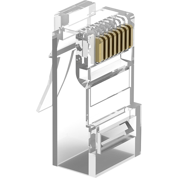 Коннектор Vention RJ45 (8p8c), cat. 5, под витую пару (10шт.) (VBSJT-5U)