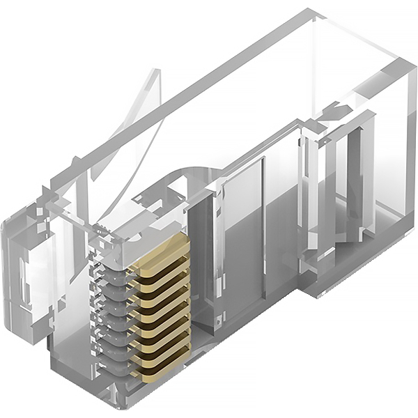 Коннектор Vention RJ45 (8p8c), cat. 5, под витую пару (10шт.) (VBSJT-5U)