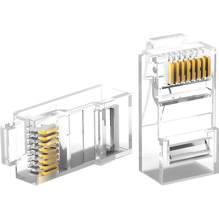 Коннектор Vention RJ45 (8p8c), cat. 5, под витую пару (10шт.) (VBSJT-5U)