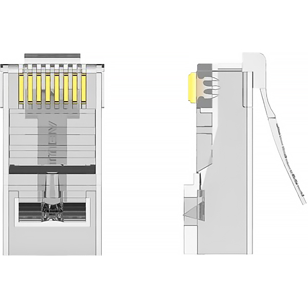 Коннектор Vention RJ45 (8p8c), cat. 6, под витую пару (10шт.) (IDDR0-10)