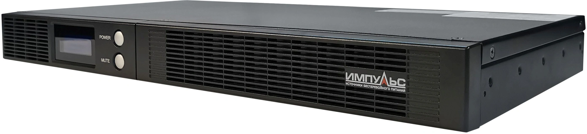 Импульс ИБП СЛИМ 500 {~230В, 500ВА/300Вт, LCD, RS-232, USB, SNMPSlot, EPO, 6В/7Ач*2, IEC-C13x4} {SL50101}