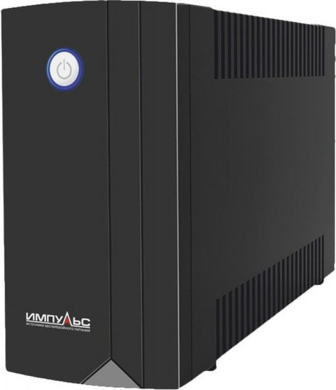Импульс ИБП Юниор 1000 {1000/600 ВА/Вт, LED, USB, SCHUKOx3},черный {JN10205}