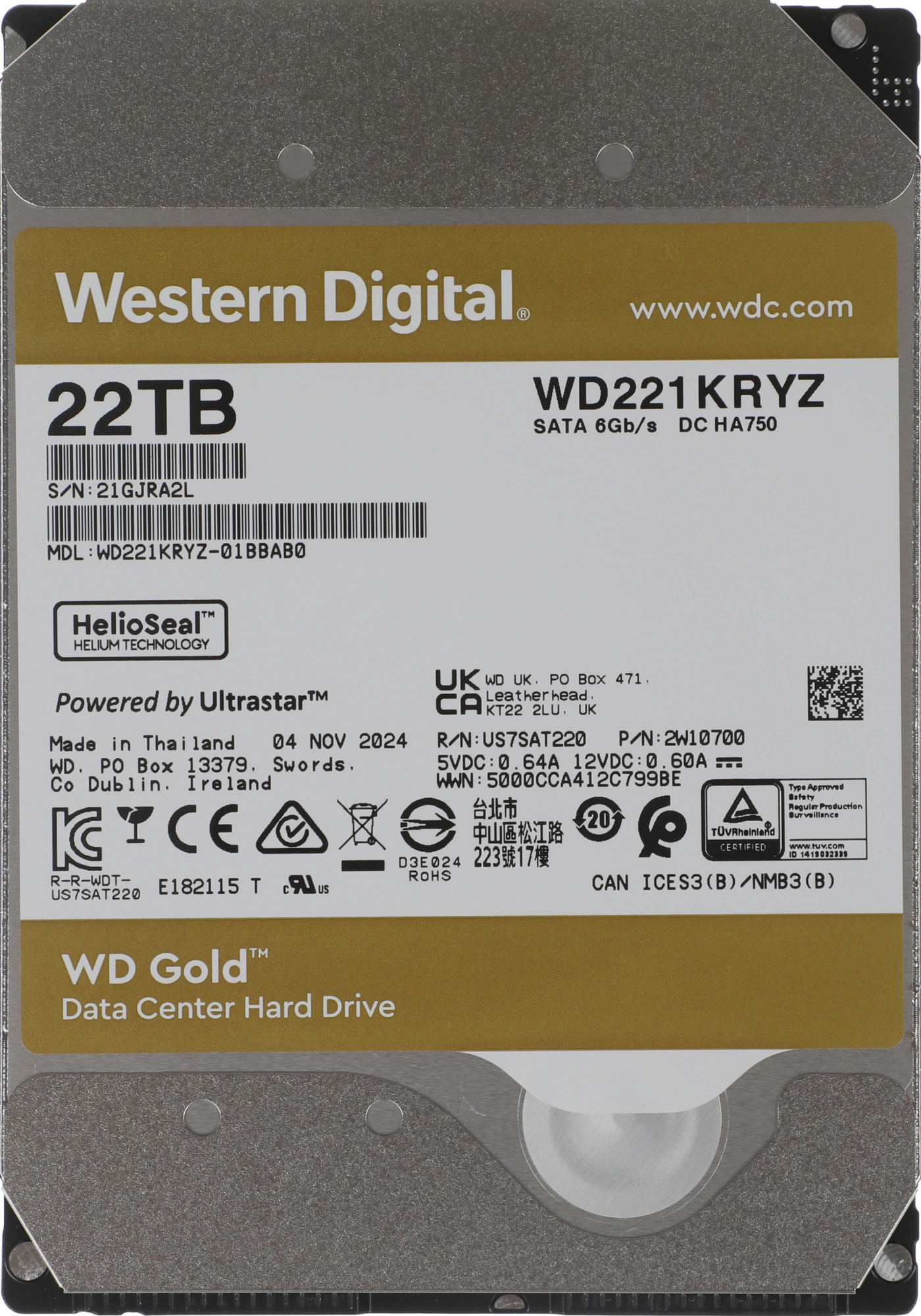 WD WD221KRYZ WD WD221KRYZ