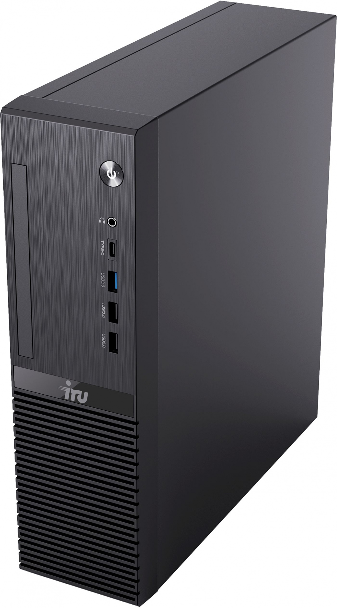 IRU 310SC SFF [1969054] Black { i3 12100 / 8Gb/ SSD256Gb/ UHDG 730/ Windows 11 Pro}