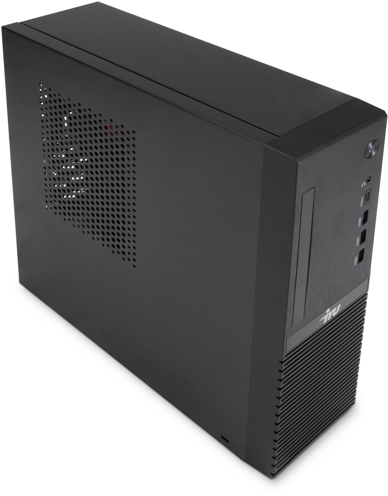 IRU 310SC SFF [1969054] Black { i3 12100 / 8Gb/ SSD256Gb/ UHDG 730/ Windows 11 Pro}