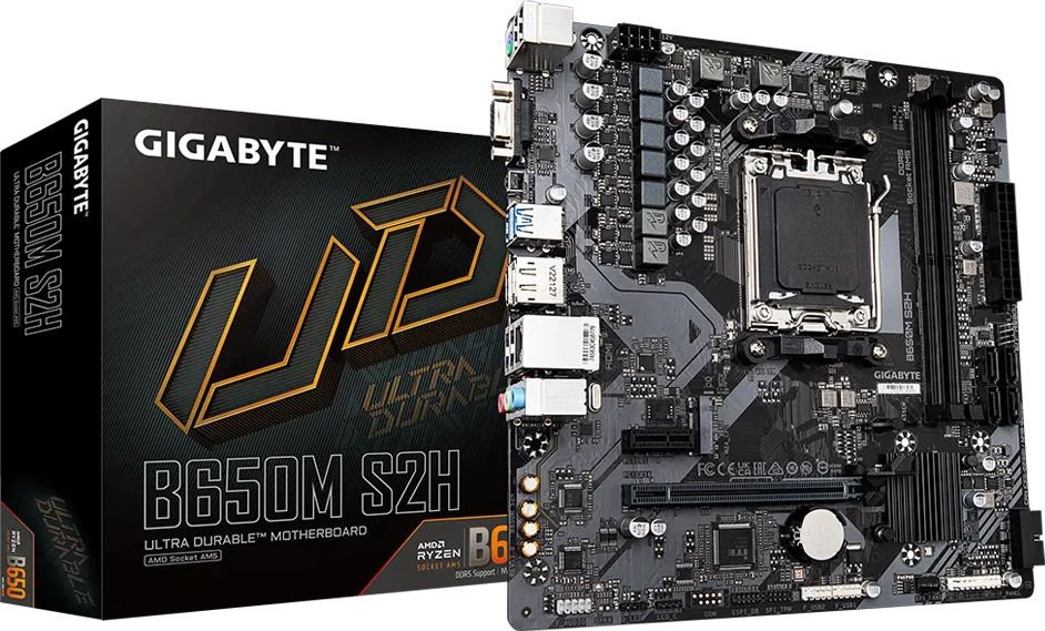 Gigabyte B650M S2H {SocketAM5, AMD B650, mATX, Ret}