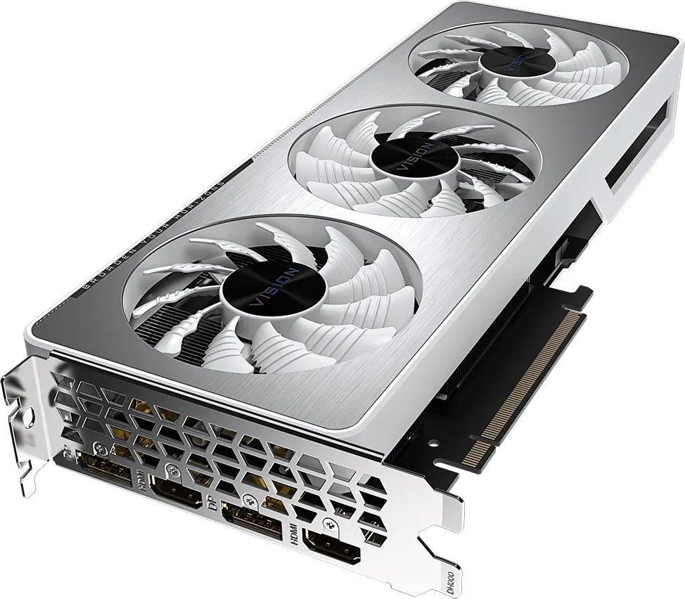 Gigabyte GV-N3060VISION OCV2-12GD NVIDIA GeForce RTX 3060 12288Mb 192 GDDR6 1837/15000 HDMIx2 DPx2 HDCP Ret