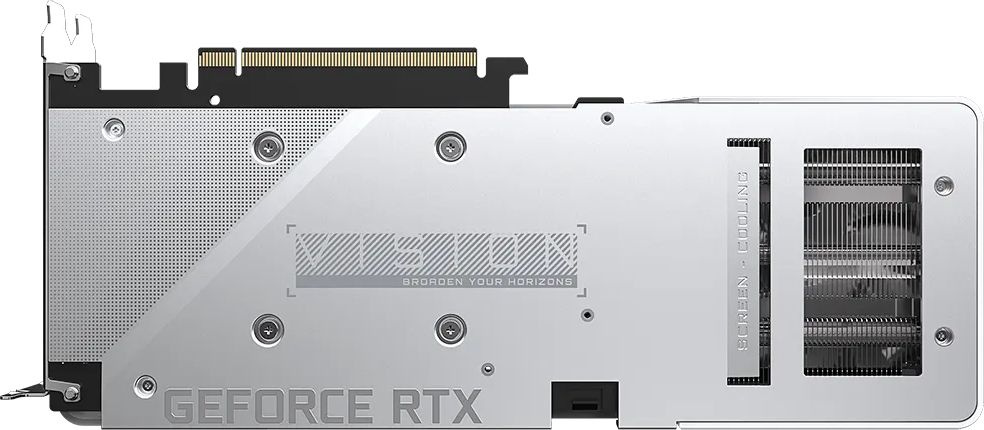 Gigabyte GV-N3060VISION OCV2-12GD NVIDIA GeForce RTX 3060 12288Mb 192 GDDR6 1837/15000 HDMIx2 DPx2 HDCP Ret