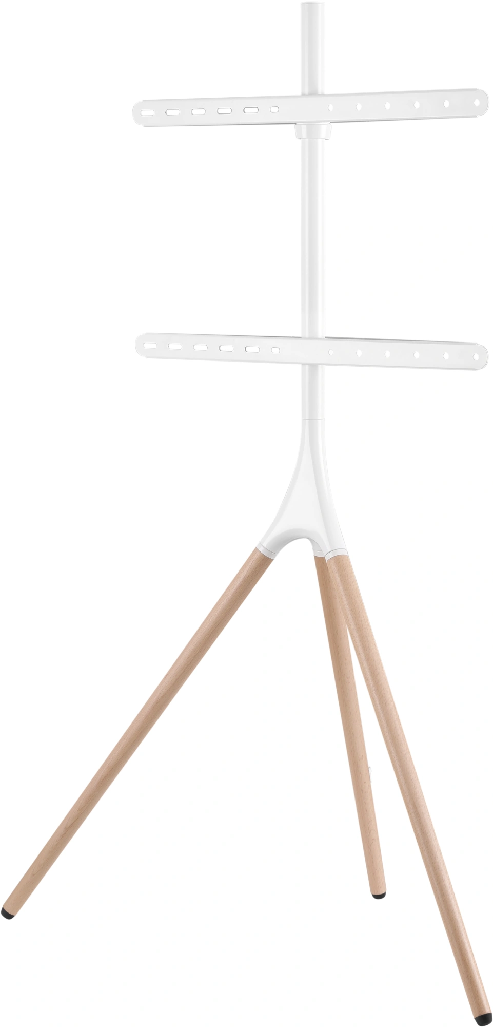 Подставка для телевизора Cactus CS-ST1246WTBCH, 45-65", напольный, белый  / береза