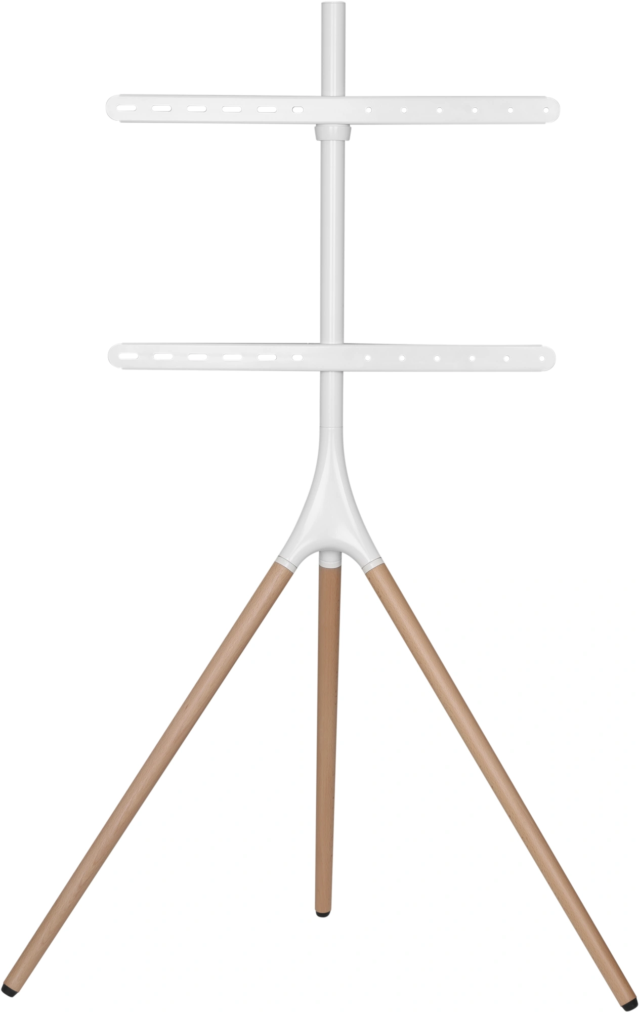 Подставка для телевизора Cactus CS-ST1246WTBCH, 45-65", напольный, белый  / береза